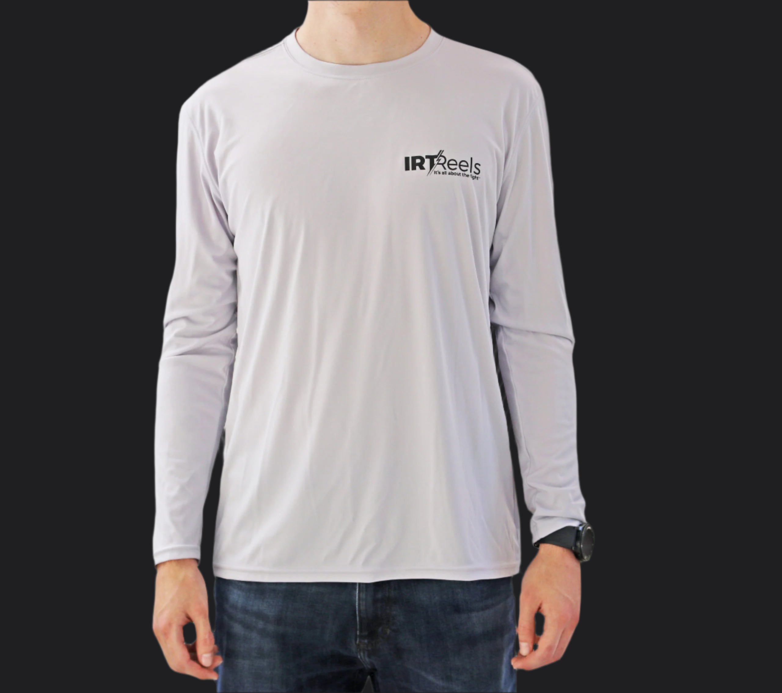 Feeding Striper Long Sleeve Performance Tee