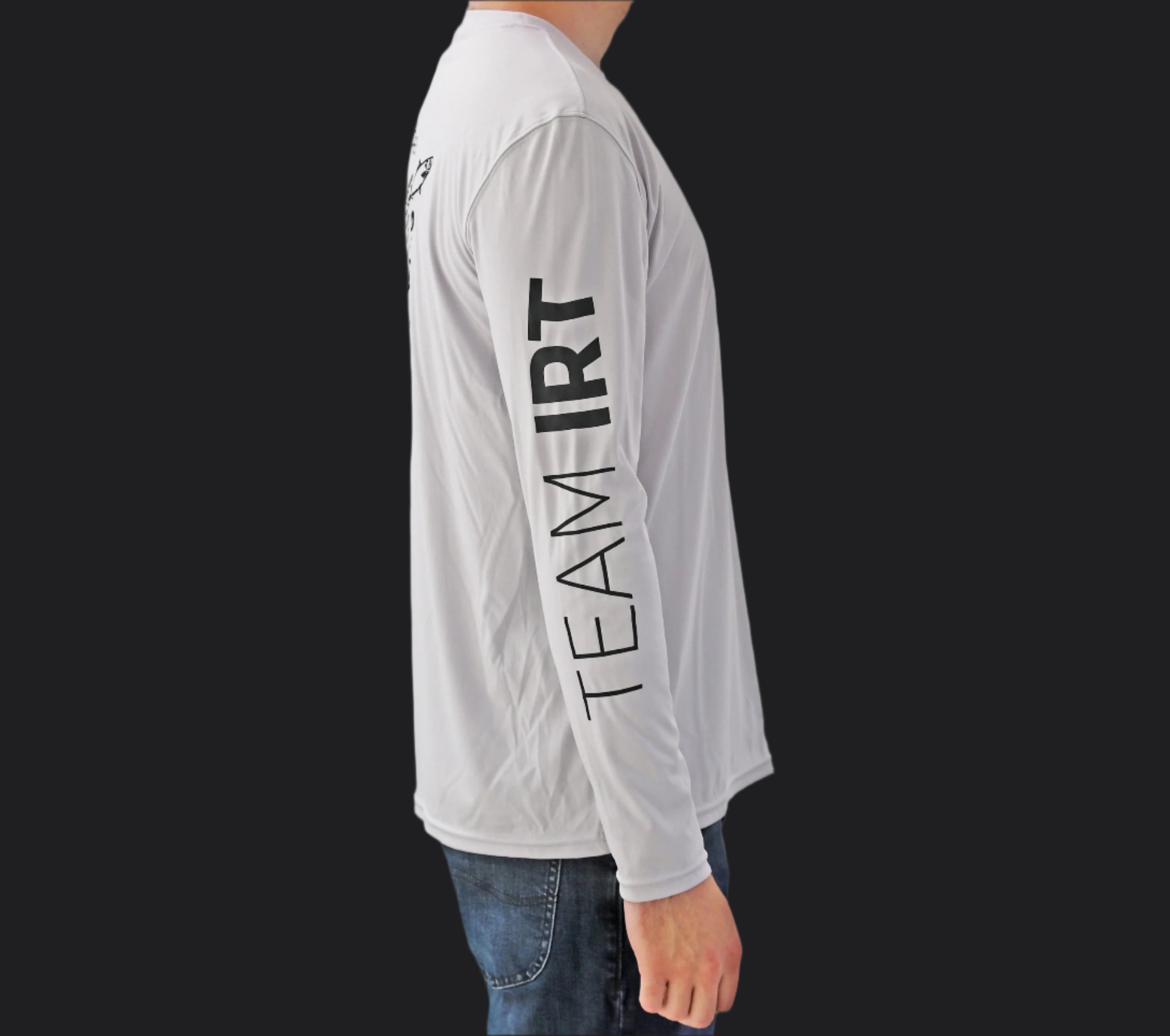 Feeding Striper Long Sleeve Performance Tee