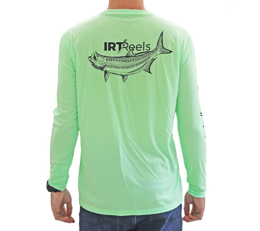 "Team IRT" Long Sleeve Performance Tee - Poison - Small