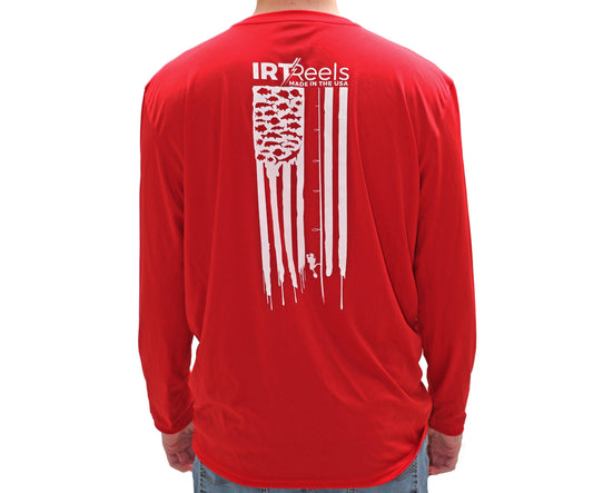 Old Glory Long Sleeve Performance Tee - Large