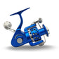 IRT 200 Reel - Silver and Blue - Right Side