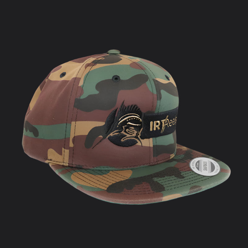 Camo Flat-brim Hat